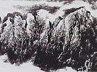 画家杜晓春山水作品《道幽白云尽》