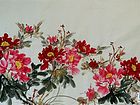 画家闫秀伶花鸟作品