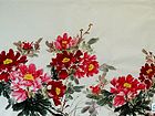 画家闫秀伶花鸟作品《富贵吉祥》