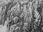 画家杜晓春山水作品《仰山依水》