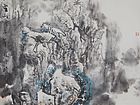 画家杜晓春山水作品《四壁云山》