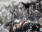 画家杜晓春山水作品《山虽无形气自雄》