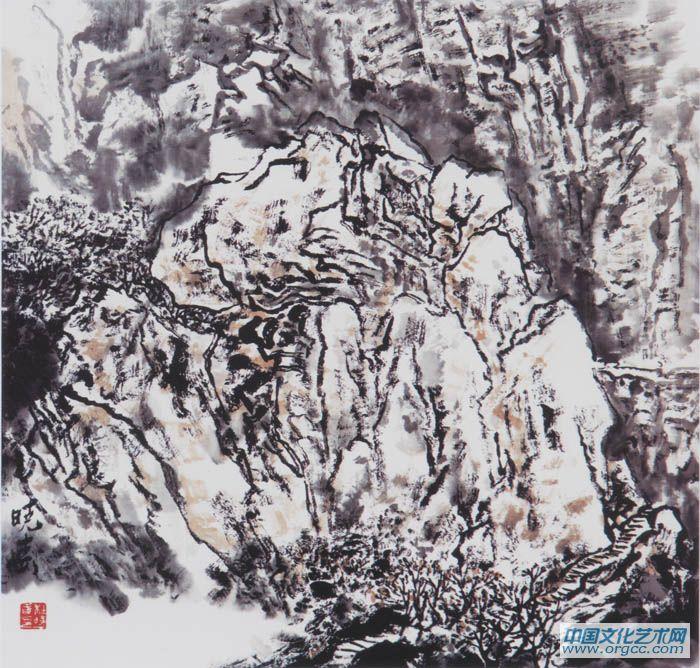 画家杜晓春嵩山写生作品