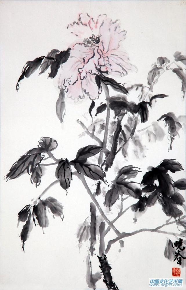 画家杜晓春花鸟作品
