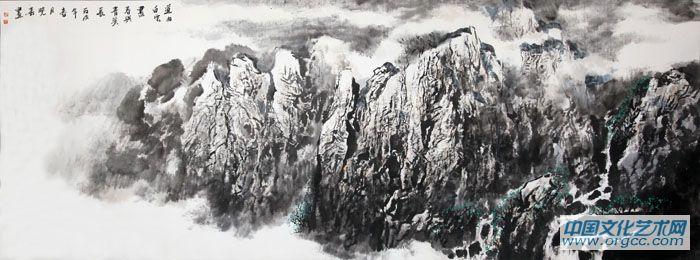 画家杜晓春花鸟作品《道由白云书》