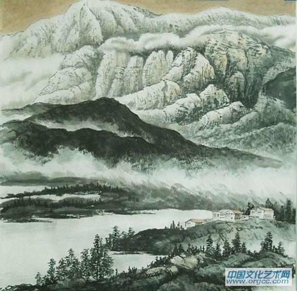 画家闫秀伶山水作品