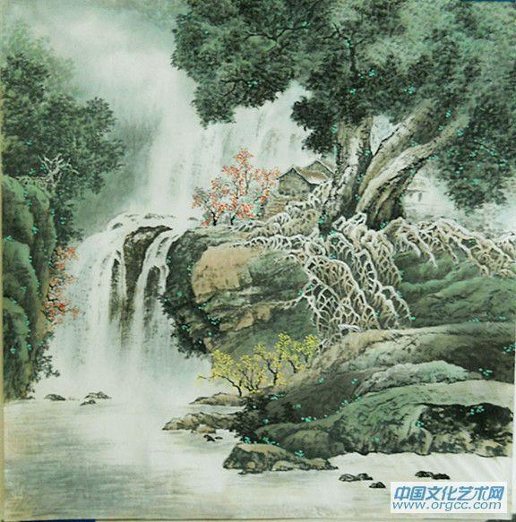 画家闫秀伶山水作品