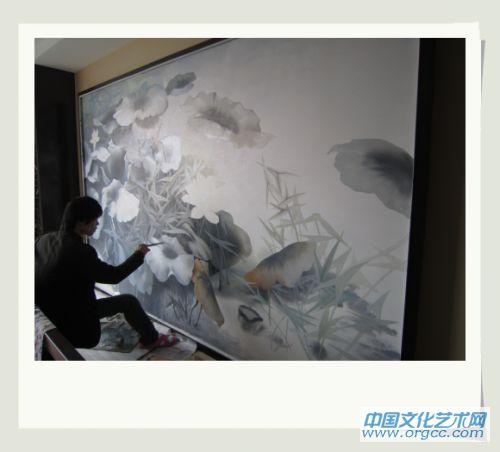 荷花图