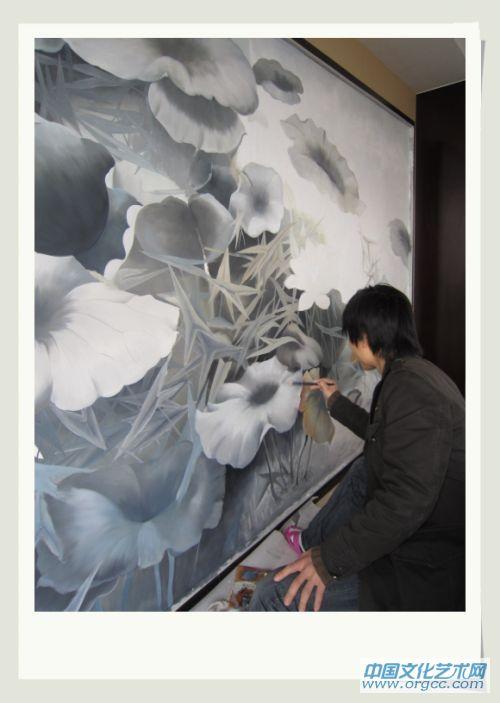 荷花图