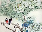 画家马志红花鸟作品