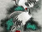 画家马志红花鸟作品《鹤》