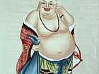 画家马志红人物作品《弥勒佛》