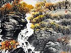 书画家左鲁献山水作品《太行秋韵》