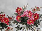 画家闫秀伶花鸟作品