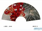 国画家康利民扇面花鸟作品