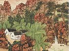 画家张国亮山水作品《千树蝉声追日唱》