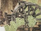 画家张国亮山水作品《旧梦依稀》