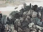 画家张国亮山水作品《大河之春》