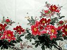 画家闫秀伶花鸟作品
