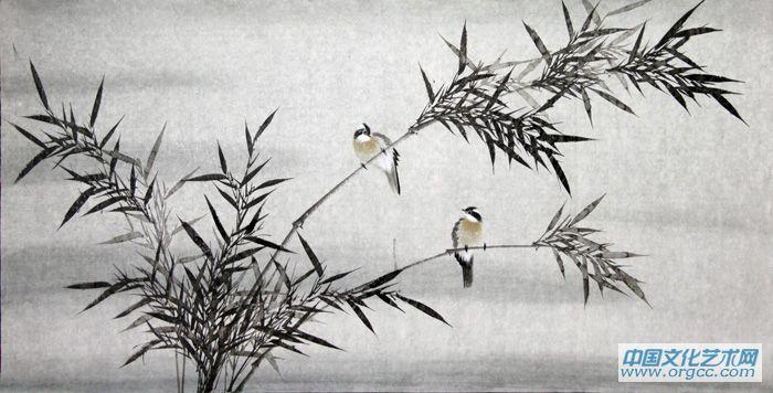 画家马志红花鸟作品