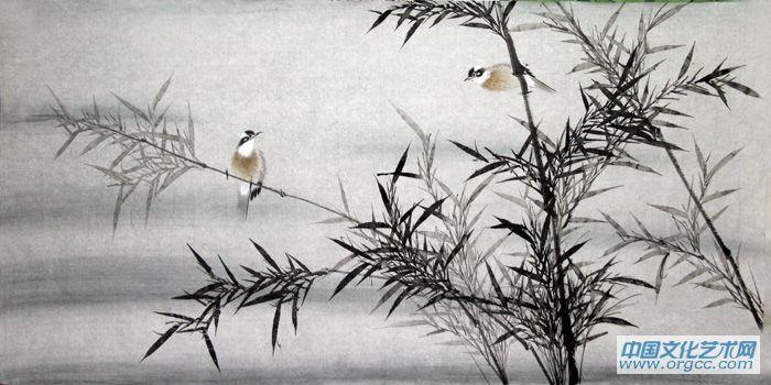 画家马志红花鸟作品