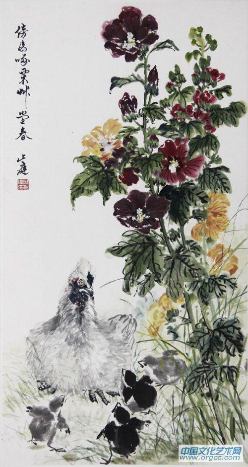 谢伟强花鸟作品