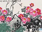 书画家韩晓传花鸟作品《同春图》