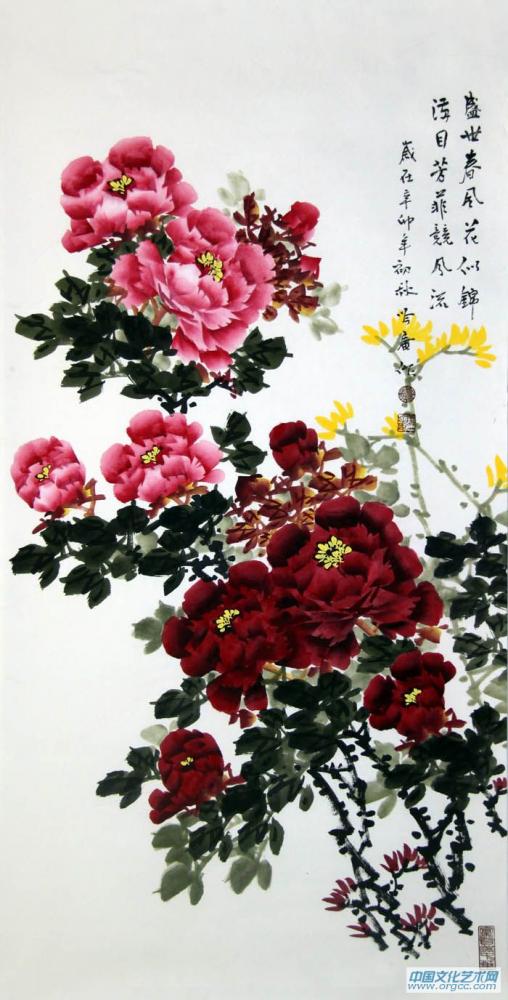盛世春风花似锦
