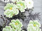 画家郝淑琳花鸟作品《花好月圆》