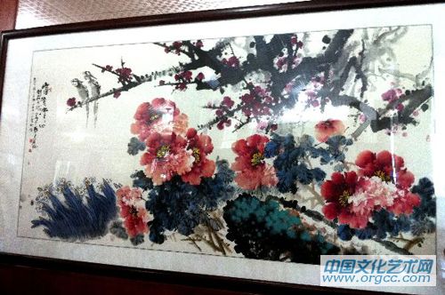 组图:王胜利国画展开幕