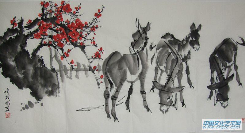画家常恒茂写生作品
