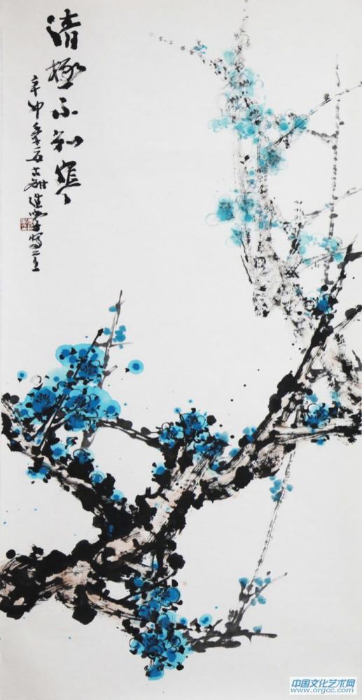 书法家李进学花鸟作品