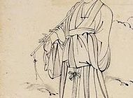 吹箫仕女图 粉本