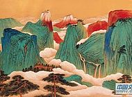 黄山松云图