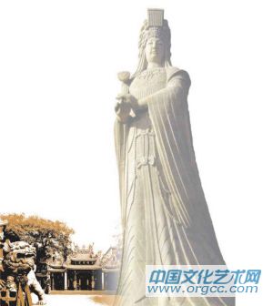 天津滨海新区建成全球最高妈祖像 2012年6月开放