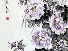 画家乔玉立花鸟作品《素面微风却有情》