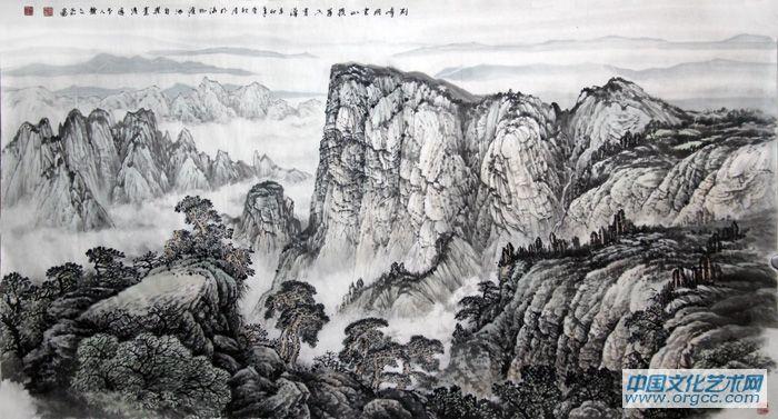 列嶂图云山
