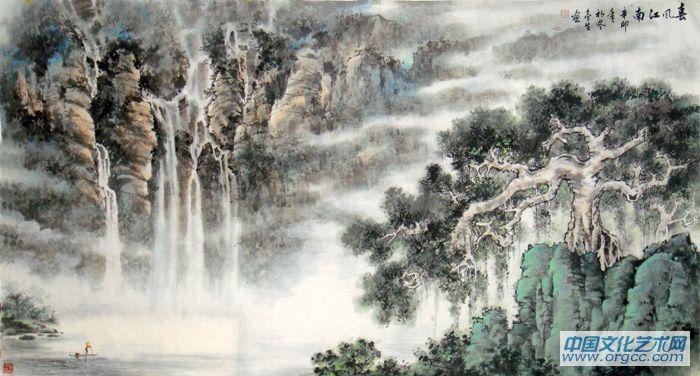 春風江南（六尺）