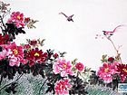 画家闫秀伶花鸟作品《富贵花开》