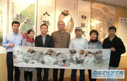 山东淄博青年画家名扬两岸书画交流展