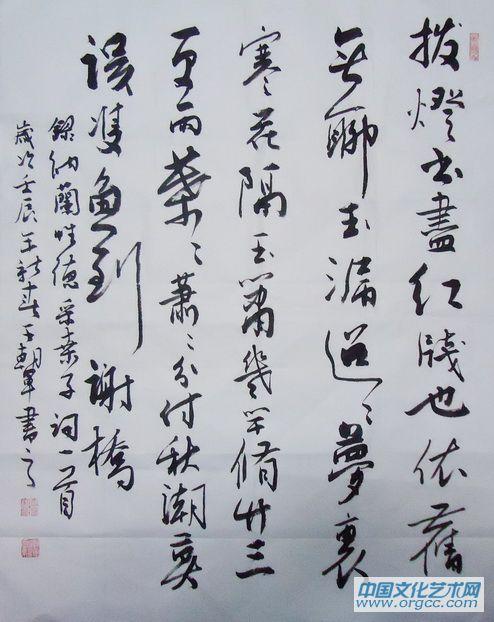 书画家王朝军行书作品
