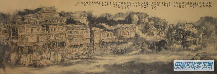 画家杜晓春山水作品