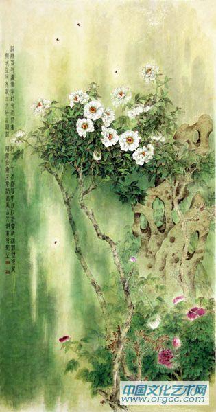 工笔牡丹
