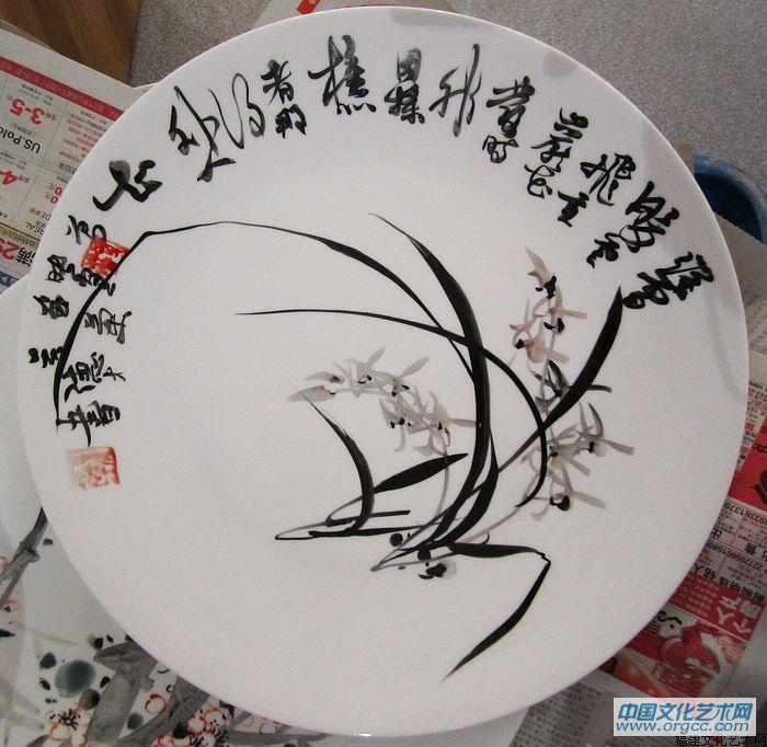 吴德才画瓷