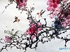 八尺对开葡萄（局部）