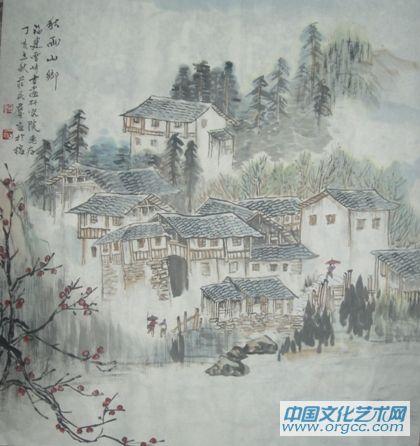 秋雨山乡