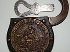 美国1904世博会纪念锁（带原装钥匙）