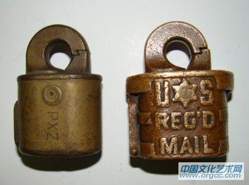 美国邮包锁--珍罕品！