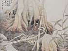 画家索铁生花鸟作品《纸上香》