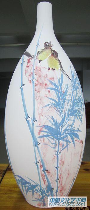吴德才画瓷作品
